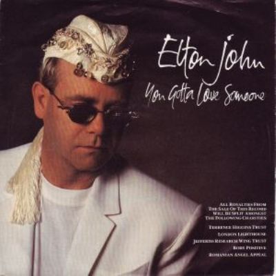 Elton John You Gotta Love Someone album cover