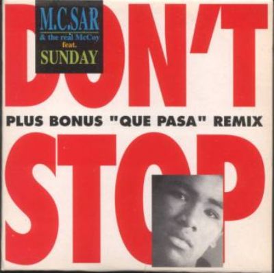 MC Sar & The Real Mccoy Don't Stop album cover