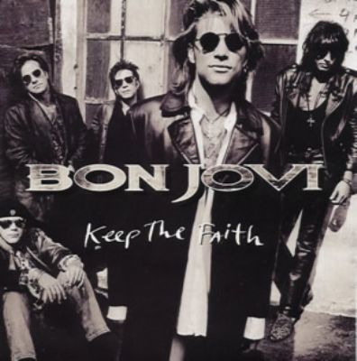 Bon Jovi Keep The Faith album cover