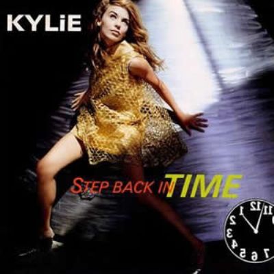 Kylie Minogue Step Back In Time album cover