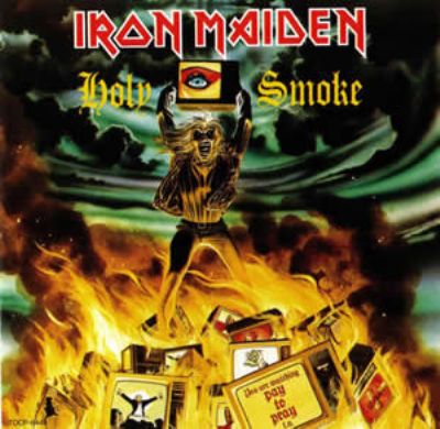 Iron Maiden Holy Smoke album cover