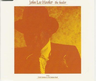 John Lee Hooker & Carlos Santana The Healer album cover