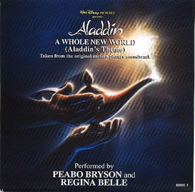Peabo Bryson & Regina Belle A Whole New World album cover