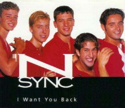 'N Sync I Want You Back album cover