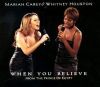 Mariah Carey & Whitney Houston When You Believe album cover