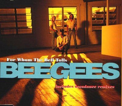 Bee Gees For Whom The Bell Tolls album cover